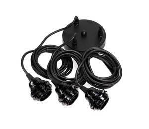 Geflochtene Blumenlampe - The Whipped XL, E27, Rattan, große Pendelleuchte small 3