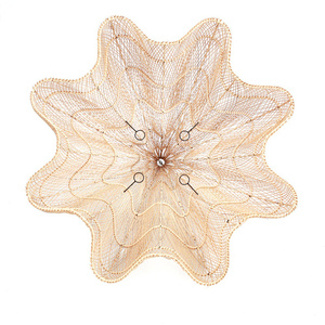 Geflochtene Blumenlampe - The Whipped XL, E27, Rattan, große Pendelleuchte small 2