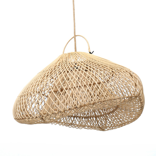 Prüfen Geflochtene Wolkenlampe - The Cloud M, E27, Rattan, Boho