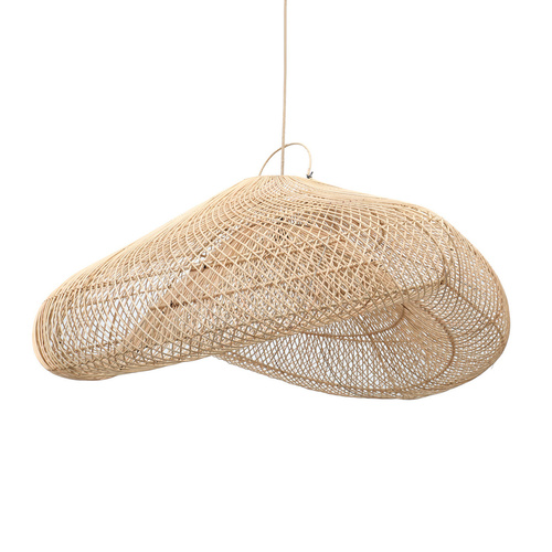 Prüfen Geflochtene Wolkenlampe - The Cloud XXL, E27, Rattan