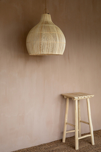 Hängeleuchte über Tisch - The Lobster Trap L, E27, Rattan, Boho-Stil small 5