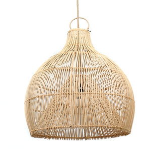 Hängeleuchte über Tisch - The Lobster Trap L, E27, Rattan, Boho-Stil small 2