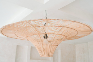 Sky Pendant XL Pendel-Deckenleuchte, E27, Rattan, geflochten, handgefertigt small 6