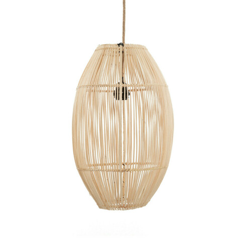 Prüfen Die Zuri M geflochtene Lampe, E27, Rattan, Boho