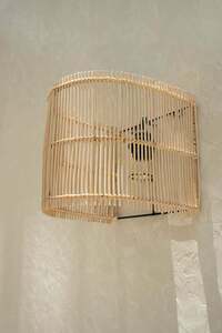 Bazar Bizar Gigi S Wandleuchtenschirm aus Rattan, natur, 25 cm small 8