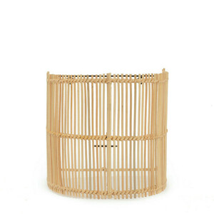 Bazar Bizar Gigi S Wandleuchtenschirm aus Rattan, natur, 25 cm small 0
