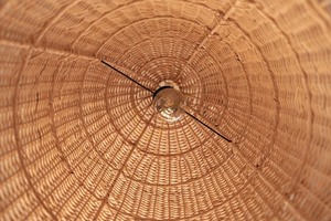 Hängelampenschirm Bazar Bizar The Elba L – Rattan natur, 45 × 90 cm small 13