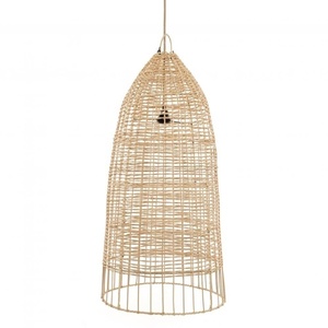 Hängelampenschirm Bazar Bizar The Elba L – Rattan natur, 45 × 90 cm small 0