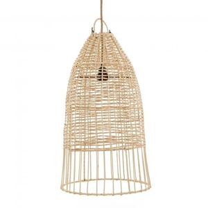 Esszimmerlampe - Die Elba M, Rattan, E27, geflochtene Lampe im Boho-Stil small 0