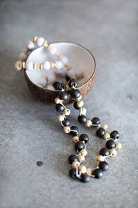 Die Canggu-Halskette - Natural Black small 5