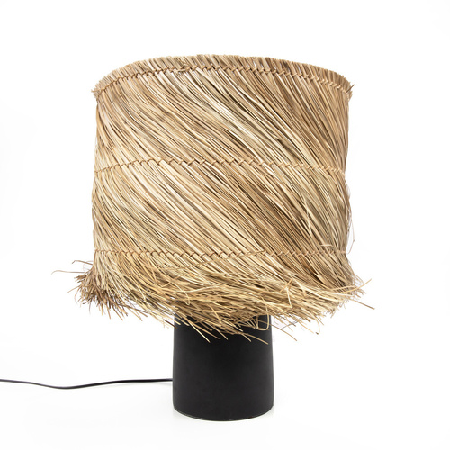 Prüfen Schwarze Tischlampe - The Pandan Black, E27, Boho