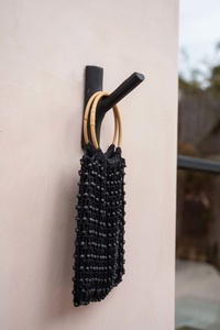 Wandhaken BAZAR BIZAR The Hook schwarz aus Teakholz JABR058B small 7
