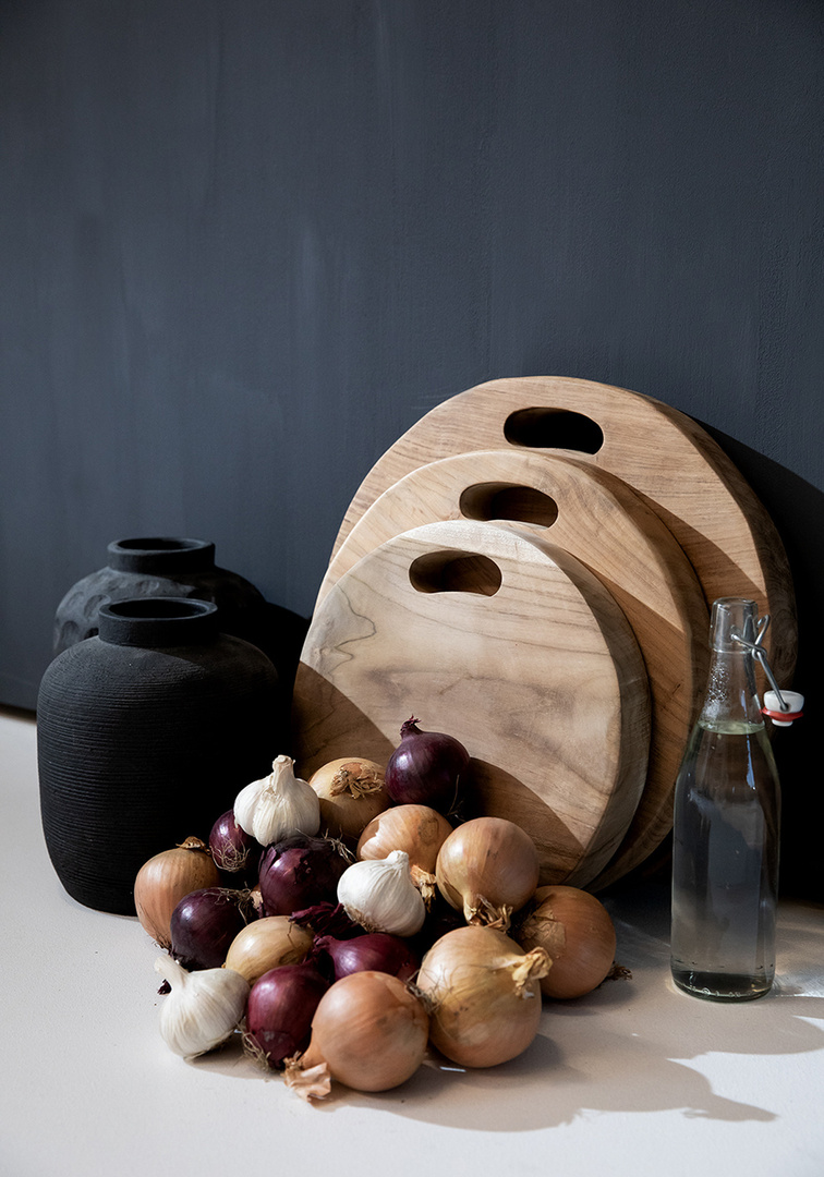 Anzeige Das Teak-Wurzeltablett - Natur - L Das Teak-Wurzeltablett - Natur - L