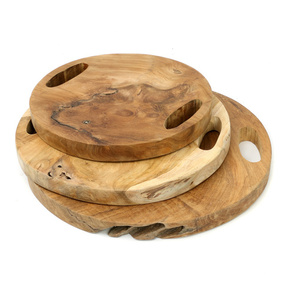 Das Teak-Wurzeltablett - Natur - L 6 Das Teak-Wurzeltablett - Natur - L small 6