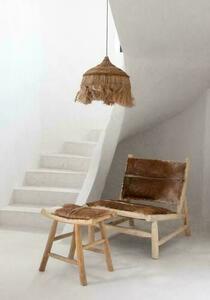 Pendelleuchte aus geflochtenem Gras - The Abaca Hoola L, E27 small 2