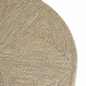 Sitzpouf Bazar Bizar The Huge Pouffe aus Seegras, naturfarben, Ø100 cm small 7