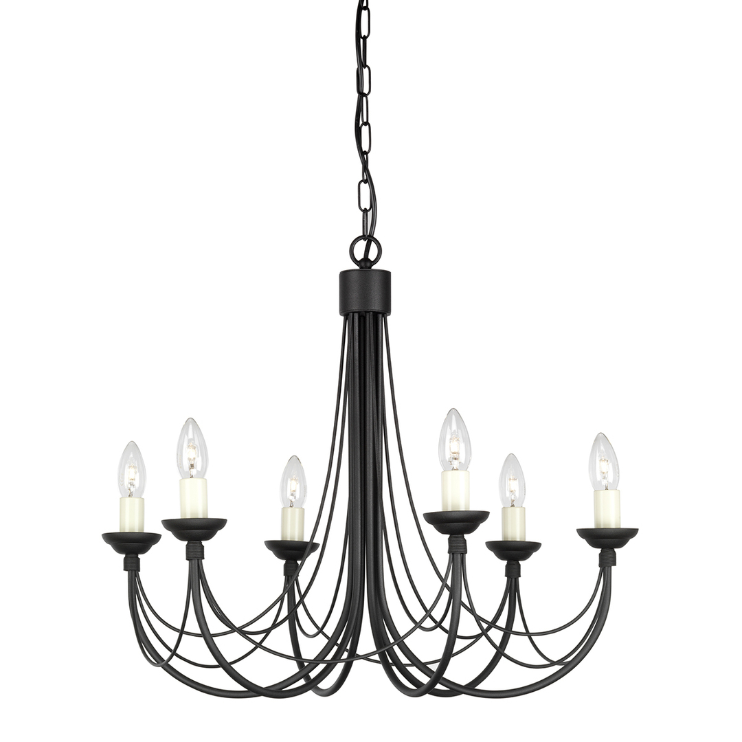 Candelabru Carisbrooke cu 6 lumini Elstead