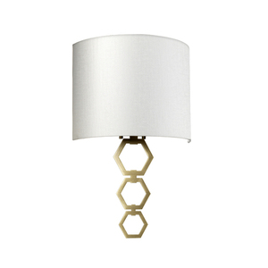 Clark Medium 1 Licht Wandleuchte - Aged Brass Elstead small 1