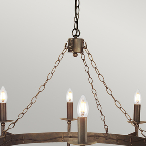 Cromwell 8 Licht Kronleuchter Elstead small 3
