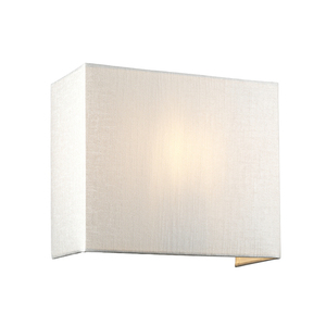 Riley Medium Square Wandleuchte mit Aged Brass Back Plate Elstead small 0