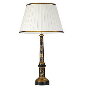 Strasbourg 1 Licht Tischlampe mit hohem Empire Schirm Elstead small 1