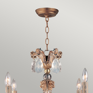 Mignon 8 Licht Kronleuchter Elstead small 2