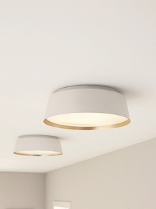 Asher 3 Licht bündig Licht - Matt Weiß Elstead small 1