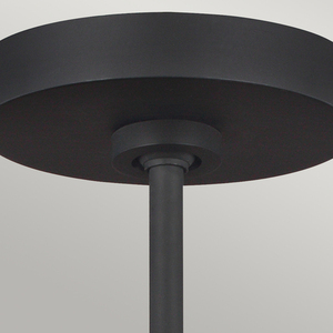 Asher 5 Light Pendelleuchte - Midnight Black Elstead small 1