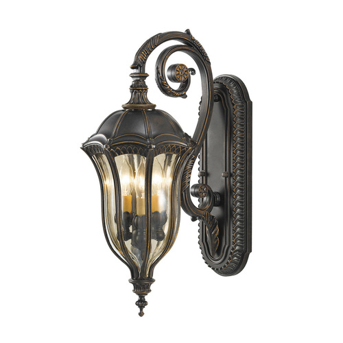 Prüfen Baton Rouge 3 Licht Medium Wandlaterne Elstead