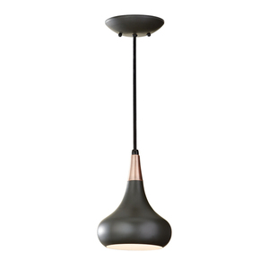 Beso 1 Light Mini Pendelleuchte - Dunkelbraun Elstead small 0