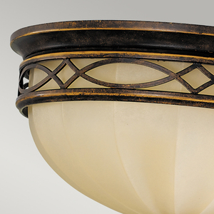 Drawing Room 3 Light Flush Elstead small 1