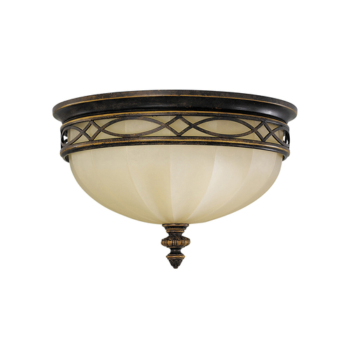 Prüfen Drawing Room 3 Light Flush Elstead