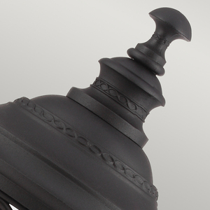 English Bridle 3 Light Large Pedestal - Schwarz Elstead small 1