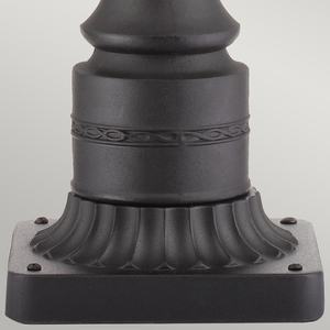 English Bridle 3 Light Large Pedestal - Schwarz Elstead small 4