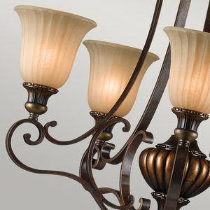 Kelham Hall 5 Licht Up Light Kronleuchter Elstead small 3