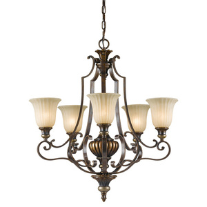 Kelham Hall 5 Licht Up Light Kronleuchter Elstead small 0