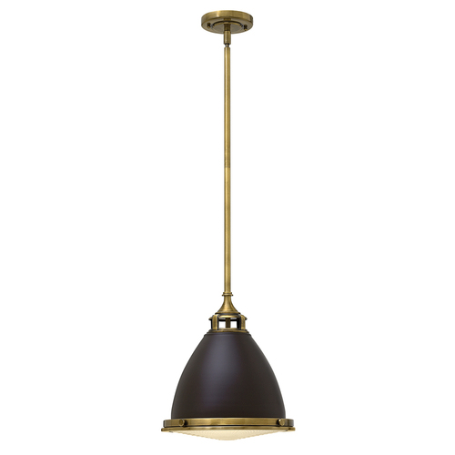 Prüfen Amelia 1 Light Medium Pendelleuchte - Buckeye Bronze/Restoration Bronze Elstead.