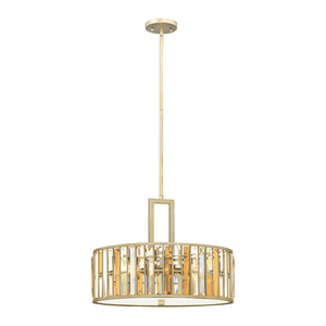 Gemma 3 Light Pendelleuchte - Silver Leaf Elstead small 0