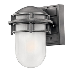 Reef Mini 1 Licht Laterne - Hematite Elstead small 0