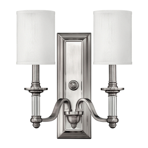 Sussex 2 Licht Wandleuchte Elstead small 0