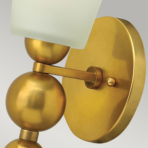 Zelda 1 Licht Wandleuchte - Vintage Brass Elstead small 1
