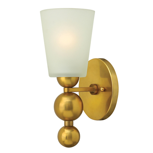Prüfen Zelda 1 Licht Wandleuchte - Vintage Brass Elstead