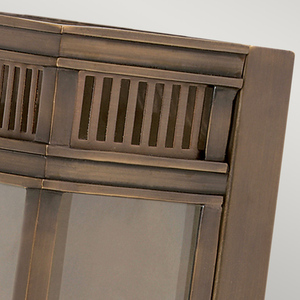 Holborn 2 Light Half Lantern Medium - Dark Bronze Elstead small 1