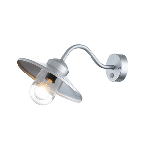 Klampenborg 1 Licht Wandlaterne mit PIR - Silber Elstead small 0