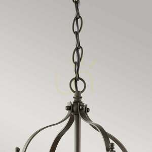 Larkin 2 Licht Pendelleuchte - Olde Bronze Elstead small 3