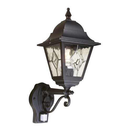 Prüfen Norfolk 1 Light Up Wandlaterne mit PIR Elstead