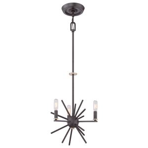 Carnegie 3 Licht Kronleuchter Elstead small 0
