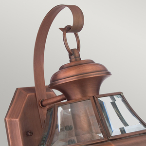 Newbury 1 Licht Medium Wandlaterne - Aged Copper Elstead small 1