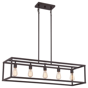 New Harbor 5 Licht Insel Kronleuchter Elstead small 0