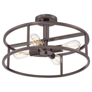 New Harbor 4 Light Semi-Flush Elstead small 2